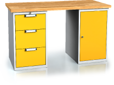 Workbenches alcera UNI - board - container - container 880 x 1500 x 700